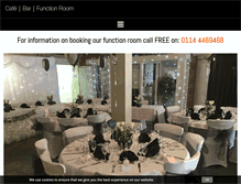 Tablet Screenshot of functionroomsheffield.com